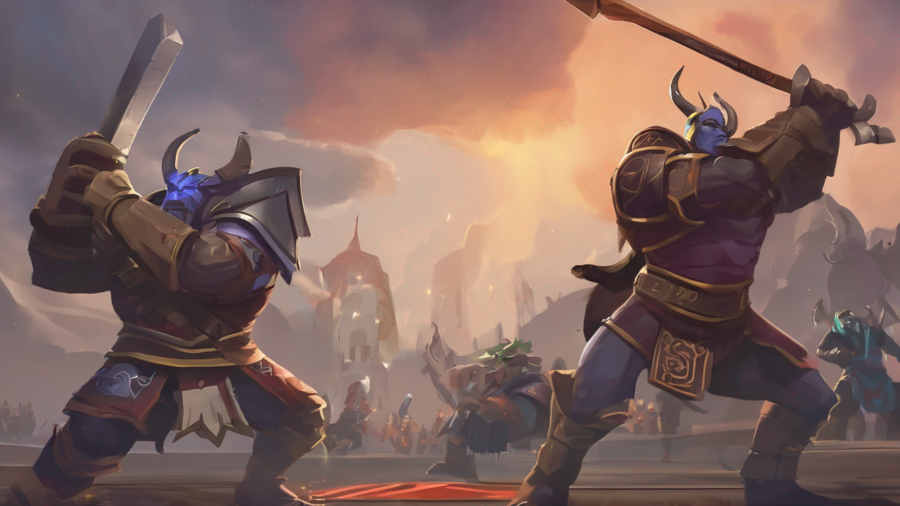 Arena turniejowa Dota 2 z tłumem fanów i sceną oświetloną kolorowymi reflektorami