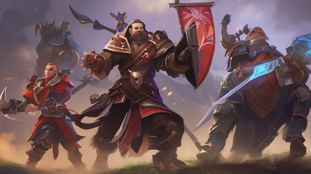 Grupa graczy Dota 2 podczas turnieju lokalnego, skupiona na ekranach komputerów w atmosferze rywalizacji